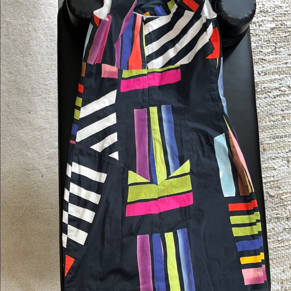 Black Halo Abstract Mini Dress US 8 - Picture 4 of 7